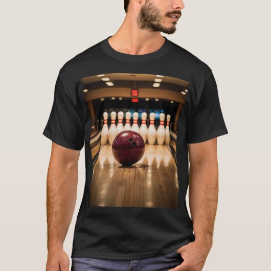 テンピンボウリング ストライク Tシャツ (正面)