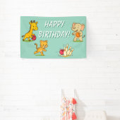 テンピンボーリングパーティーお祝いの看板 横断幕 (インサイチュ)