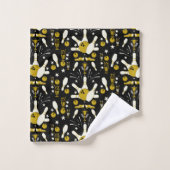 テンピンボーリングホームデコール バスタオルセット (ウォッシュタオル)