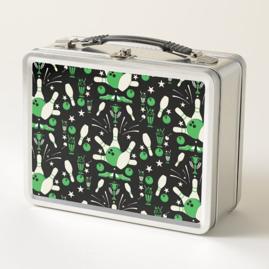 テンピンボーリングホームデコール メタルランチボックス (正面)