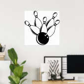 テンピンボーリング ポスター (ホームオフィス)