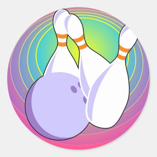 テンピンボーリング ラウンドシール (正面)