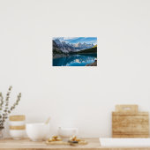 テンピークスの谷 バンフ国立公園 ポスター (キッチン)