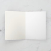 テンプラットバンニーベビーシャワーピクニックガールボーイ サンキューカード (内部)