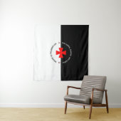 テンプラーナイトアルファオメガノンノビスドミン タペストリー (インサイチュ(横))