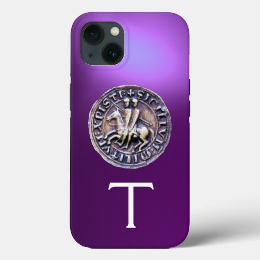 テンプラーモノグラムパープル騎士団の封印 Case-Mate iPhoneケース (裏面)
