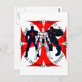 テンプラールスーパーヒーロー ポストカード (正面/裏面)