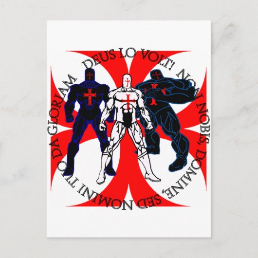 テンプラールスーパーヒーロー ポストカード (正面)