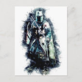 テンプラール騎士の英雄の戦士 ポストカード (正面)