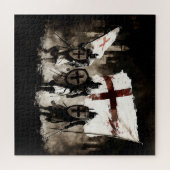 テンプラール騎士団が聖都に入る ジグソーパズル (横)