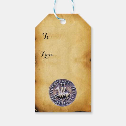 テンプラール騎士団の封印 ギフトタグ (正面)