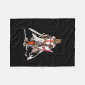 テンプラール騎士 フリースブランケット (正面(横))