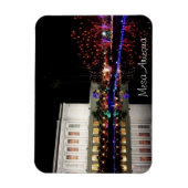 テンプルでのクリスマスイルミネーション マグネット (縦)