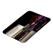 テンプルでのクリスマスイルミネーション マグネット (左側)