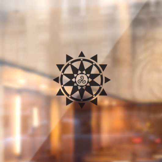 テンプルのロゴのウィンドウの貼り付け ウィンドウサイン (シート2)