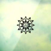 テンプルのロゴのウィンドウの貼り付け ウィンドウサイン (シート3)