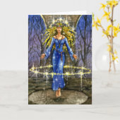 テンプルカードの番空白の人 カード (黄色い花)