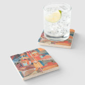 テンプルガーデン |ポール・クレー | ストーンコースター (横)