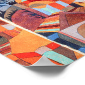 テンプルガーデン（1920年）by Paul Klee ポスター (角)