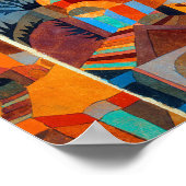 テンプルガーデン： Paul Klee 1920 ポスター (角)