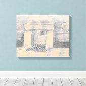 テンプルスケッチキャンバス印刷 キャンバスプリント (インサイチュ (ウッドフロア))