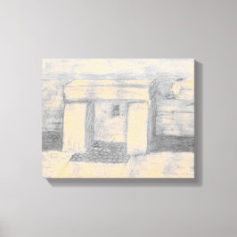 テンプルスケッチキャンバス印刷 キャンバスプリント