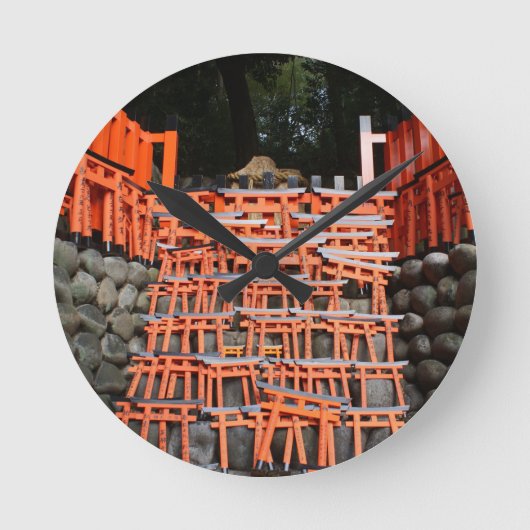 テンプルストーン極東 ラウンド壁時計 (正面)