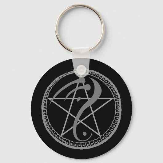 テンプルハウスサハザエンブレムキーチェーン キーホルダー (正面)