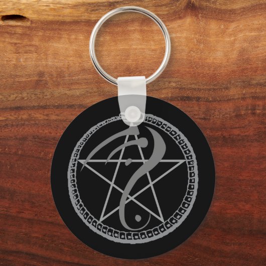 テンプルハウスサハザエンブレムキーチェーン キーホルダー (正面)