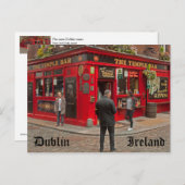テンプルバーインDublin，アイルランド ポストカード (正面/裏面)