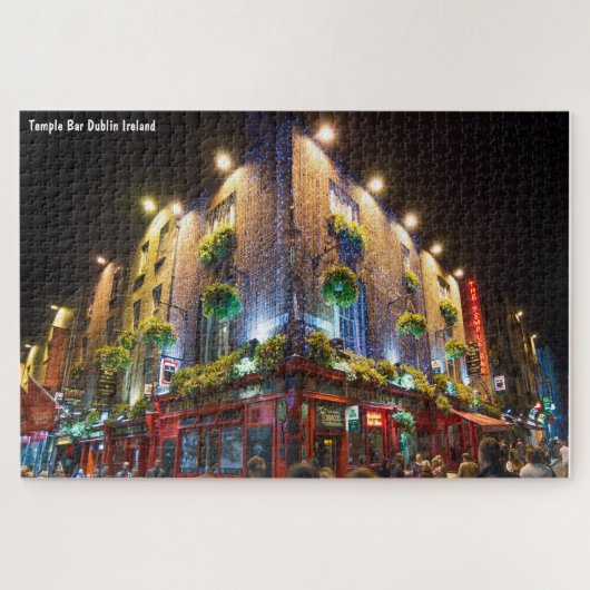 テンプルバーダブリンアイルランド。 ジグソーパズル (横)