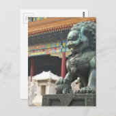 テンプルライオン ポストカード (正面/裏面)