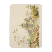 テンプル中国ののデザイン、c.1810 (ペンとインクと マグネット (縦)