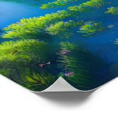 テンプル伝統的バイザレイク ポスター (角)