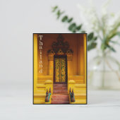 テンプル入り口ガーディアン(タイ) ポストカード (スタンド正面)