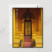 テンプル入り口ガーディアン(タイ) ポストカード (正面/裏面)