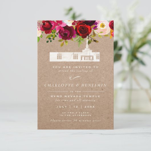 テンプル封印カード | レノネバダ結婚テンプル エンクロージャーカード (スタンド正面)