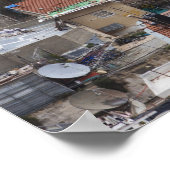 テンプル山とドーム・オブ・ザ・ロック ポスター (角)