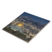 テンプル山とドーム·オブ·ザ·ロック、暁 タイル (側面)