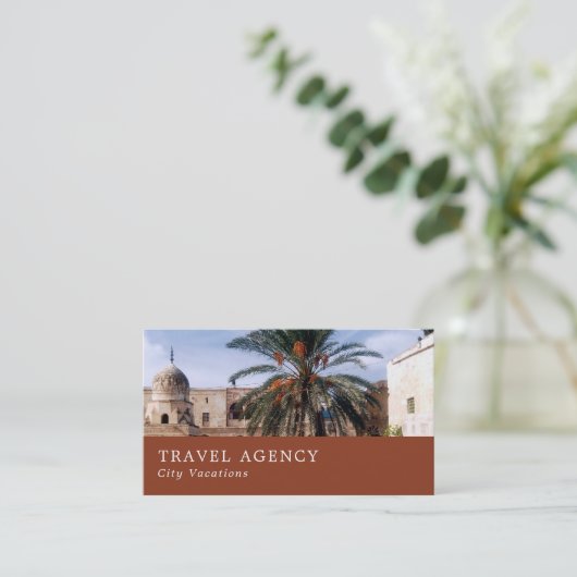 テンプル山、エルサレム旅行代理店の名刺 名刺 (スタンド正面)