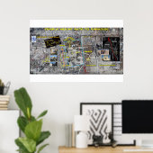 テンプル山 – タウラスパターン ポスター (ホームオフィス)