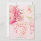 テンプル結婚ズ&披露宴招待状 – 牡丹 招待状 (裏面)