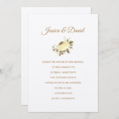 テンプル結婚式招待状 招待状 (正面/裏面)