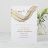 テンプル結婚式招待状 招待状 (スタンド正面)