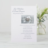 テンプル結婚式招待状 招待状 (スタンド正面)