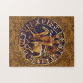 テンプル騎士団の中世の封印 ジグソーパズル (横)