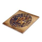 テンプル騎士団の中世の封印 タイル (側面)