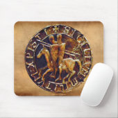 テンプル騎士団の中世の封印 マウスパッド (マウス)