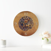 テンプル騎士団の中世の封印 ラージ壁時計 (ホーム)