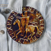 テンプル騎士団の中世の封印 缶バッジ (インサイチュ)